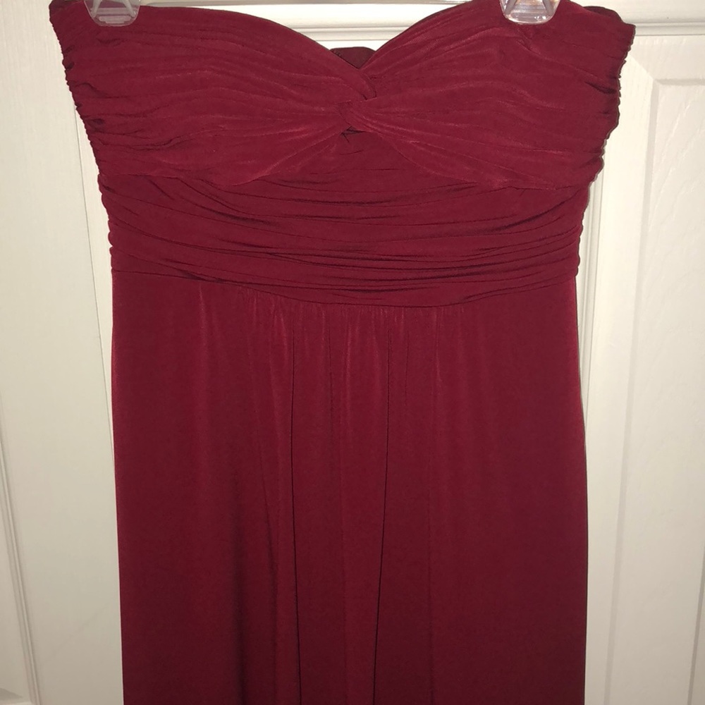 Strapless Red Laundry by Design Dress